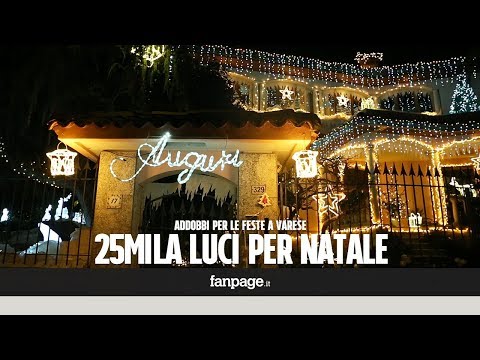 25mila luci illuminano la casa per il Natale, ecco l'impresa del signor Bruno