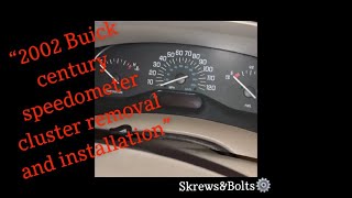 2002 Buick century speedometer cluster removal and installation  #buickcentury #speedometercluster