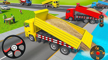 Train Track Construction Simulator 3D - JCB Machines Driving Game - Android Gameplay