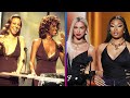 GRAMMYs: Dua Lipa and Megan Thee Stallion Recreate ICONIC Whitney Houston and Mariah Carey Moment