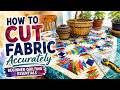 How to Cut Fabric Accurately — Beginner Quilting Essentials#QuiltingBasics#SewingForBeginners#Fabri
