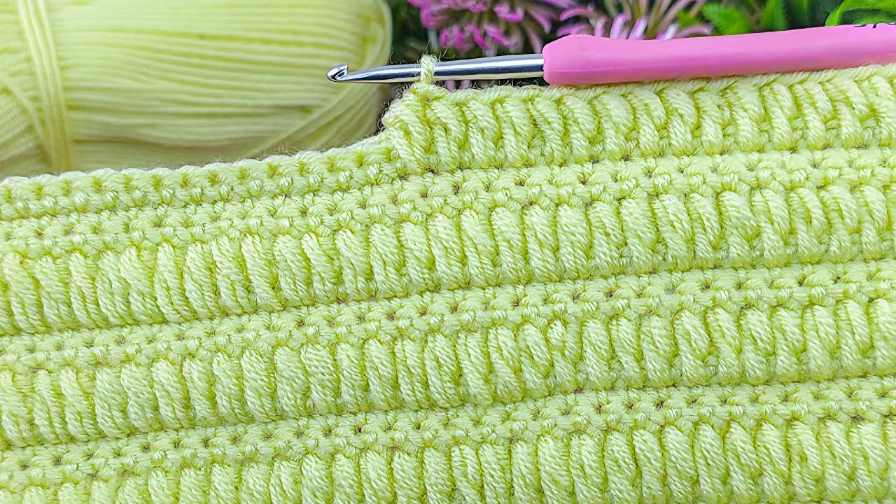 Different technique *!! Very easy crochet baby blanket model 