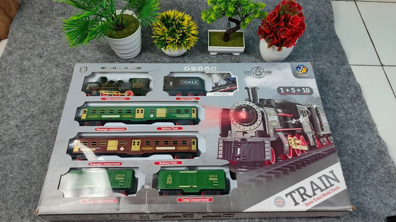 Unboxing Railking Trainset Asmr​