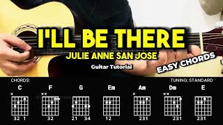 I'll Be There - Julie Anne San Jose | Easy Guitar Chords Tutorial For Beginners (CHORDS & LYRICS)