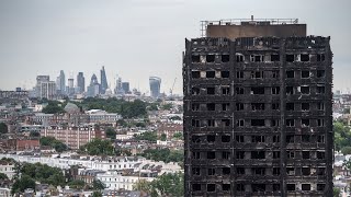 THE GRENFELL TOWER FIRE PEACEFUL RALLY IN WEST LONDON.