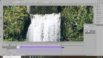 How to easily animate a waterfall in photoshop