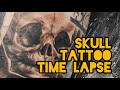 Skull Tattoo Time Lapse - P Hughes Tattoo