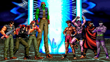 [KOF Mugen] Ralf Jones Team vs Joe Higashi Team