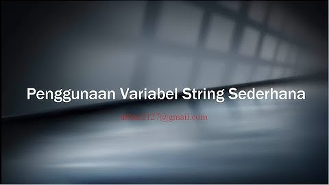 Tutorial Visual Basic 2010 untuk Pemula ||#2 Penggunaan Variabel String Sederhana