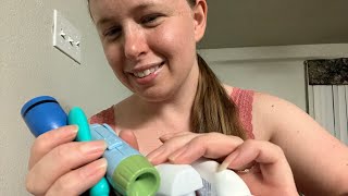 ASMR check up on gloves and you for lice soft-spoken