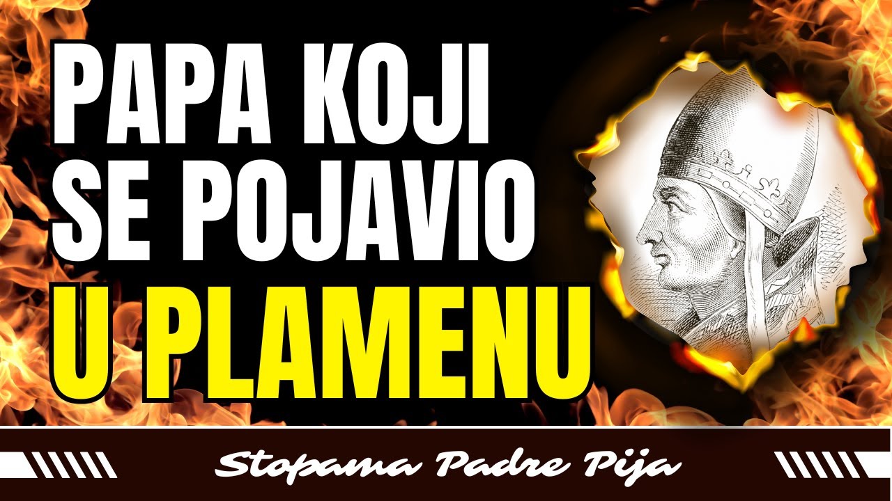Papa koji se pojavio u plamenu