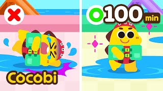 Pool Safety Song💦and More Songs for Kids | Safety Tips Compilation | Cocobi