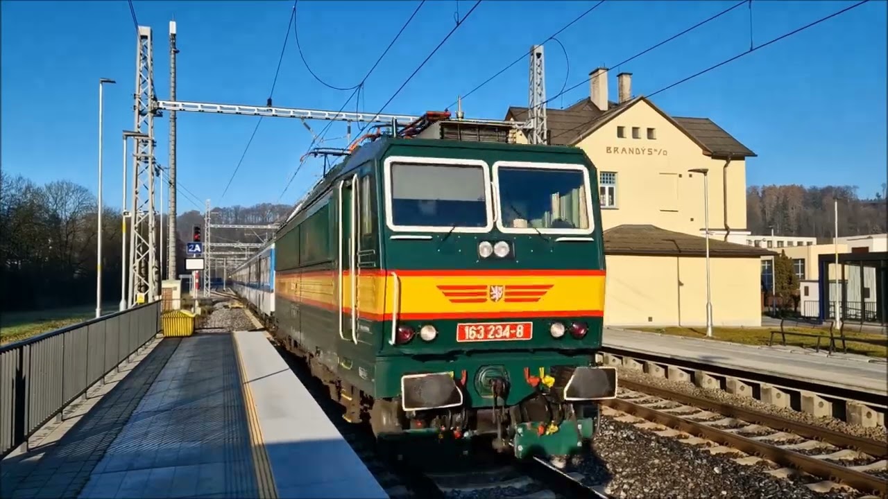 Pociągi / Vlaky Brandýs nad Orlicí Czechy 2024r.