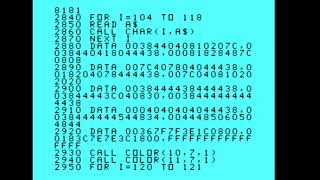 Ti99/4A Typed in Game from the Magazine :- Compute! 1986 (solitaire)