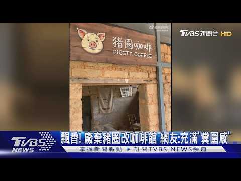 廢棄豬圈飄咖啡香!大陸農村風咖啡館爆紅 網:充滿「糞圍感」｜TVBS新聞 @TVBSNEWS02