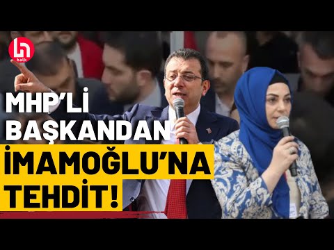 MHP'li ilçe başkanından İmamoğlu'na tehdit!