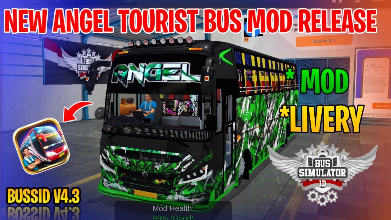 New Zedasrtra Angel Bus Mod Tamil | Bus Simulator Indonesia | Angel Bus ...