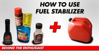 How To Use Fuel Stabilizer In Your Motorcycle | Behind The Enthusiast