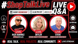 #ShopTalkLive | www.ShopTalkLive.Live | Shop Talk Live Weekly Wednesday Night Live Q&A Ep130