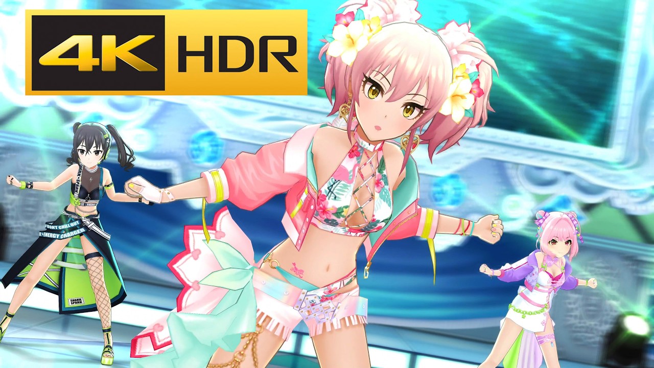 4K HDR「#HE4DSHOT」(城ヶ崎美嘉 水着限定SSR)【デレステ/IDOLM@STER