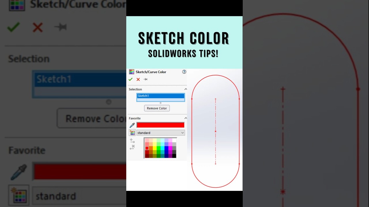 How to Change Line Color in SOLIDWORKS (Super Easy & Quick!) - YouTube