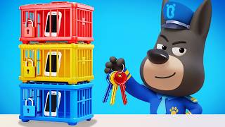 Masukkan Ponsel ke “Penjara”! 📱🔒| Kehidupan Sehari-hari | Kartun Anak | Kepala Polisi Labrador