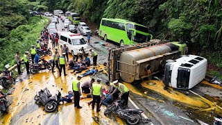 Oil Spill Disaster on Extreme World Roads