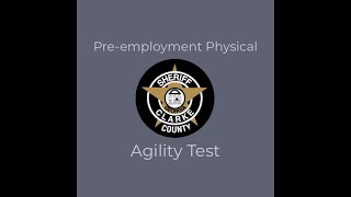 Clarke County Sheriff's Office Pre-employment Physical Agility Testing