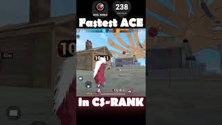 2025S Fastest Ace In Cs Rank????
