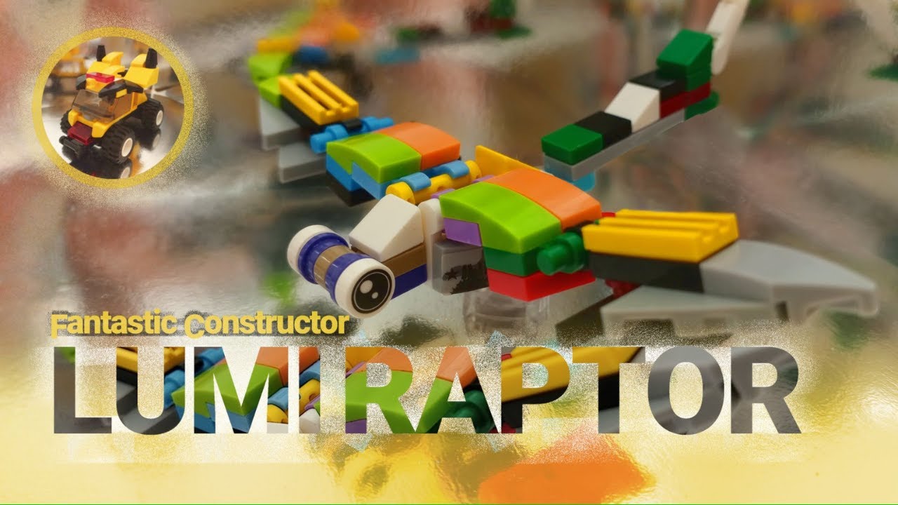 Robo Dragon Scout “LUMIRAPTOR” ✈️ | Flying Guardian LEGO Fantasy Constructor