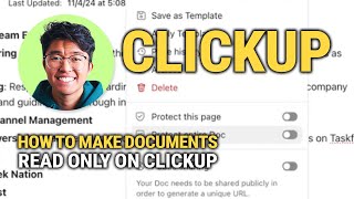 How To Make Documents Read-Only On ClickUp: Quick Guide!