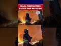 Spain Wildfire: Firefighters Torch Land To Protect Communities From Raging Blaze #shorts