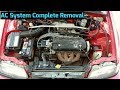 How to Remove AC Compressor & Components from 1988-1991 Honda Civic & CRX