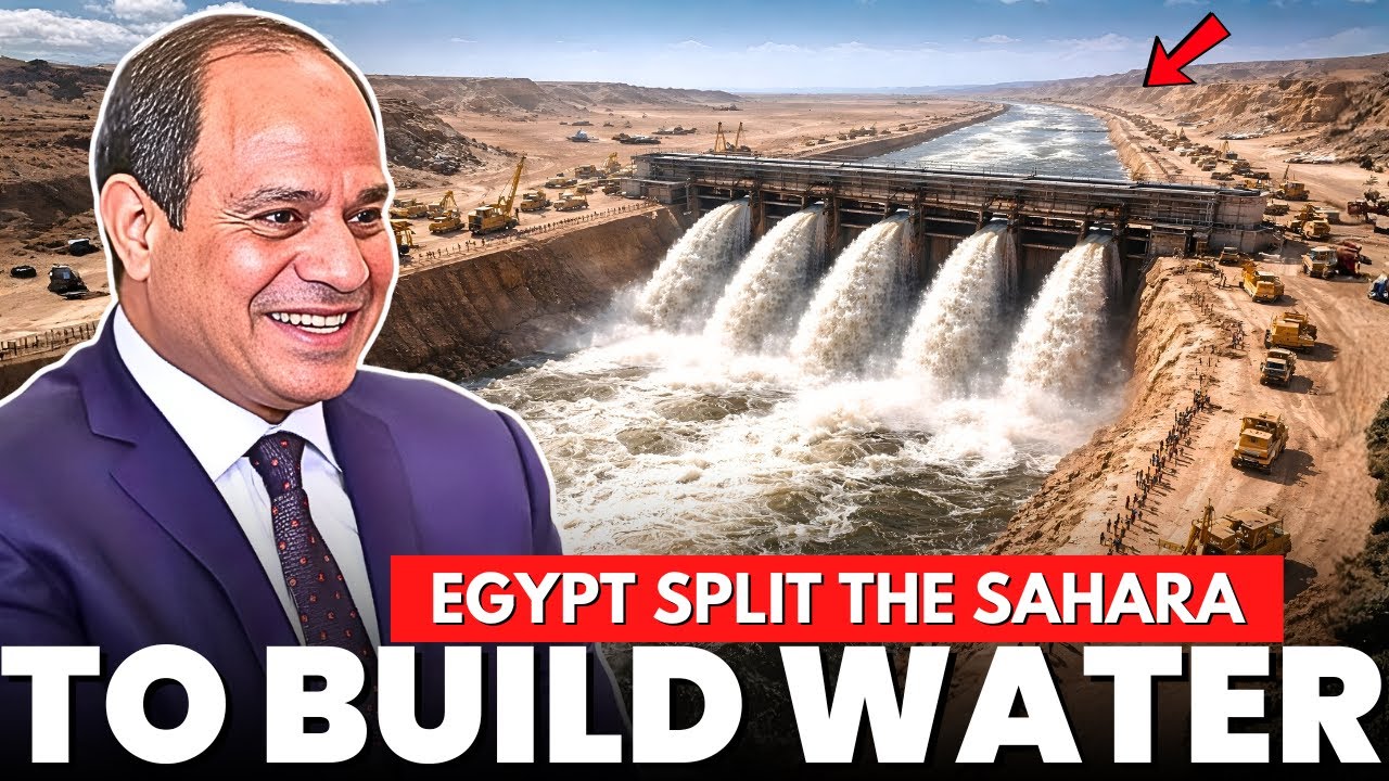 Как Египет разделил Сахару пополам, чтобы построить огромную искусственную реку, которая преобраз...