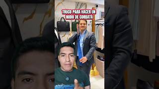 truco para hacer un nudo de corbata