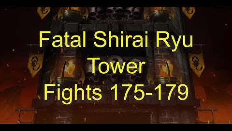 Fatal Shirai Ryu Tower Fights 175-179 - Mortal Kombat Mobile