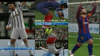 Pes 2022 ppsspp Goal celebration des joueur