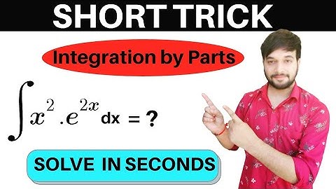 INTEGRATION SHORTCUTS - BY PARTS - TRICK || JEE/EAMCET/NDA TRICKS