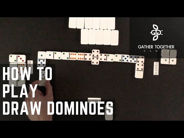 How to Play Dominoes with 2 players