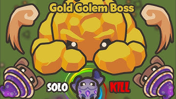 Taming.io How To Solo Gold Golem Boss With Living Mushroom