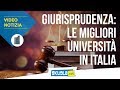 Università, giurisprudenza: la classifica dei migliori atenei