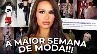 MILÃO FASHION WEEK FW24!!! FERRAGAMO, DIESEL, ROBERTO CAVALLI, MOSCHINO, PRADA…