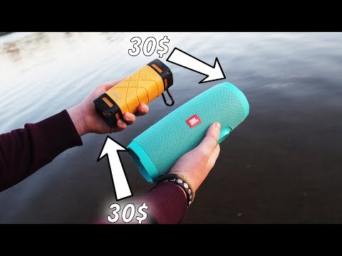 JBL Charge 3 за 1800 РУБЛЕЙ против НЕУБИВАЕМОЙ колонки за 1800 РУБЛЕЙ - Посылка из Китая