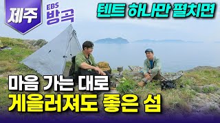 [제주] 텐트 하나 펼치면 아무것도 안 해도, 맘껏 게을러져도 좋은 여행자들의 휴식처 '횡간도'┃때 묻지 않은 풍경이 발길을 붙잡는 '추자군도'┃국내 여행┃#한국기행 #방방곡곡