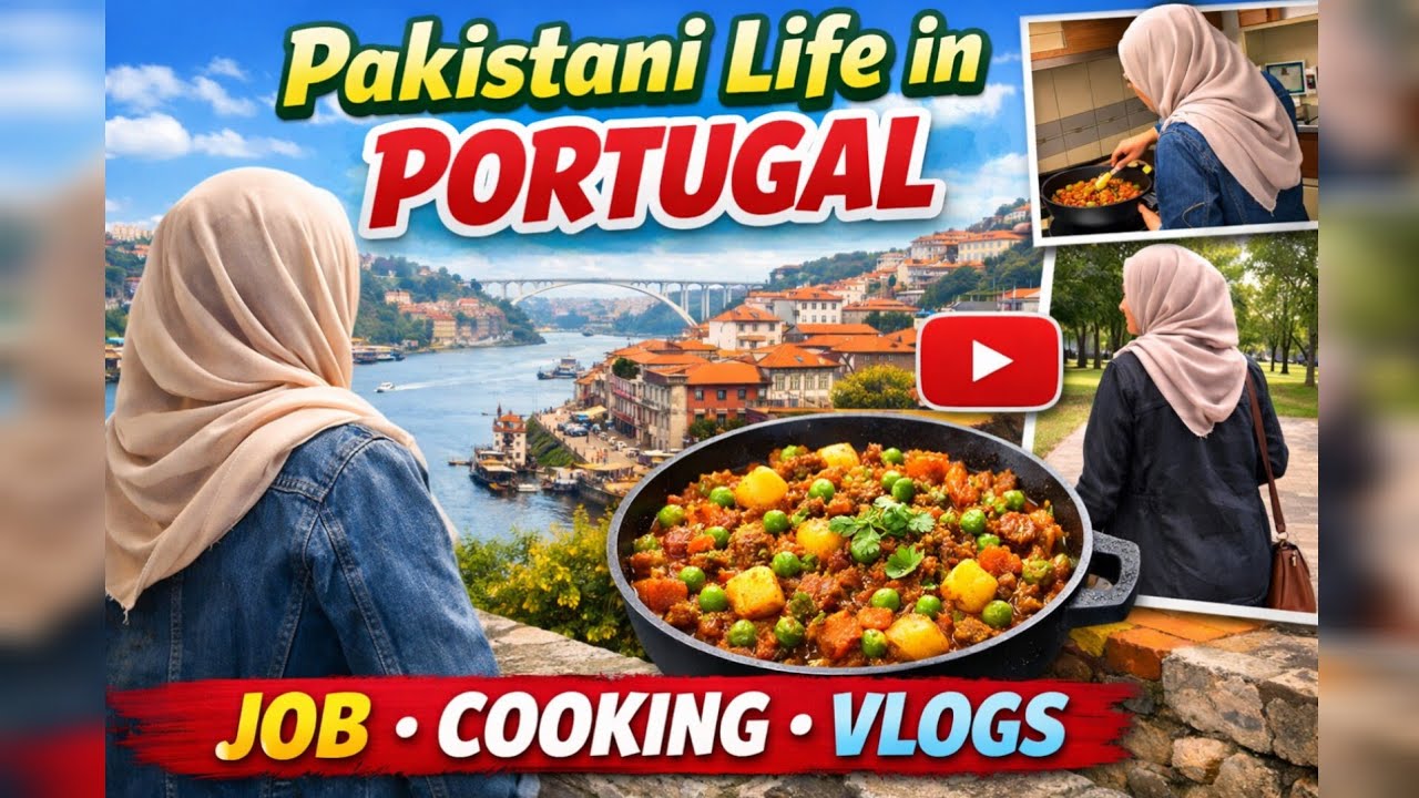 Pakistani Life in Portugal 🇵🇹 | Working Woman Daily Routine Vlog