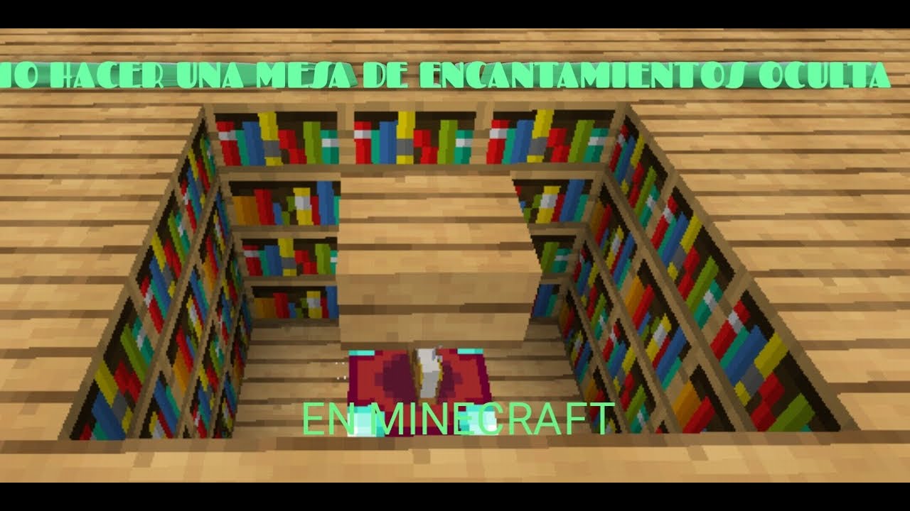 Como Hacer Mesa De Encantamientos En Minecraft