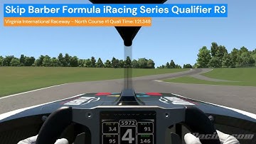 Skip Barber Formula iRacing Series Qualifier R3 - VIR North