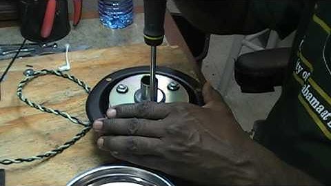 Installing The Rotor Plate On A Cleaned Atlas Black Hat Leslie Upper Driver