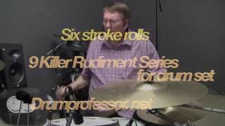 Preview of Drum Professor's 6 STROKE ROLL advanced video
