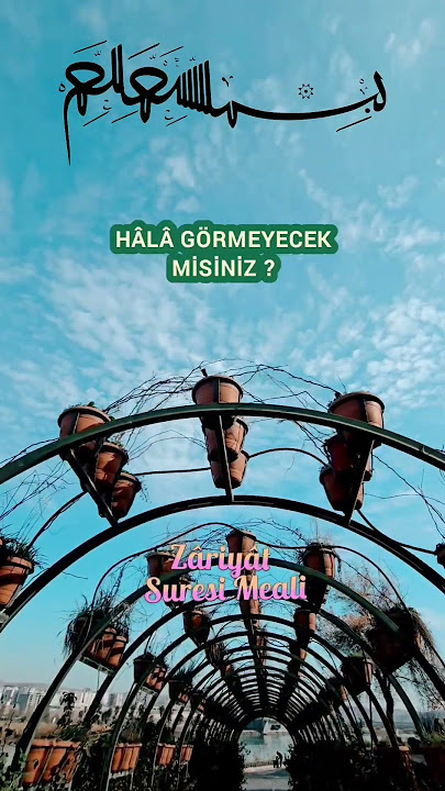 Zariyat Suresi 20/23. Ayet Meali